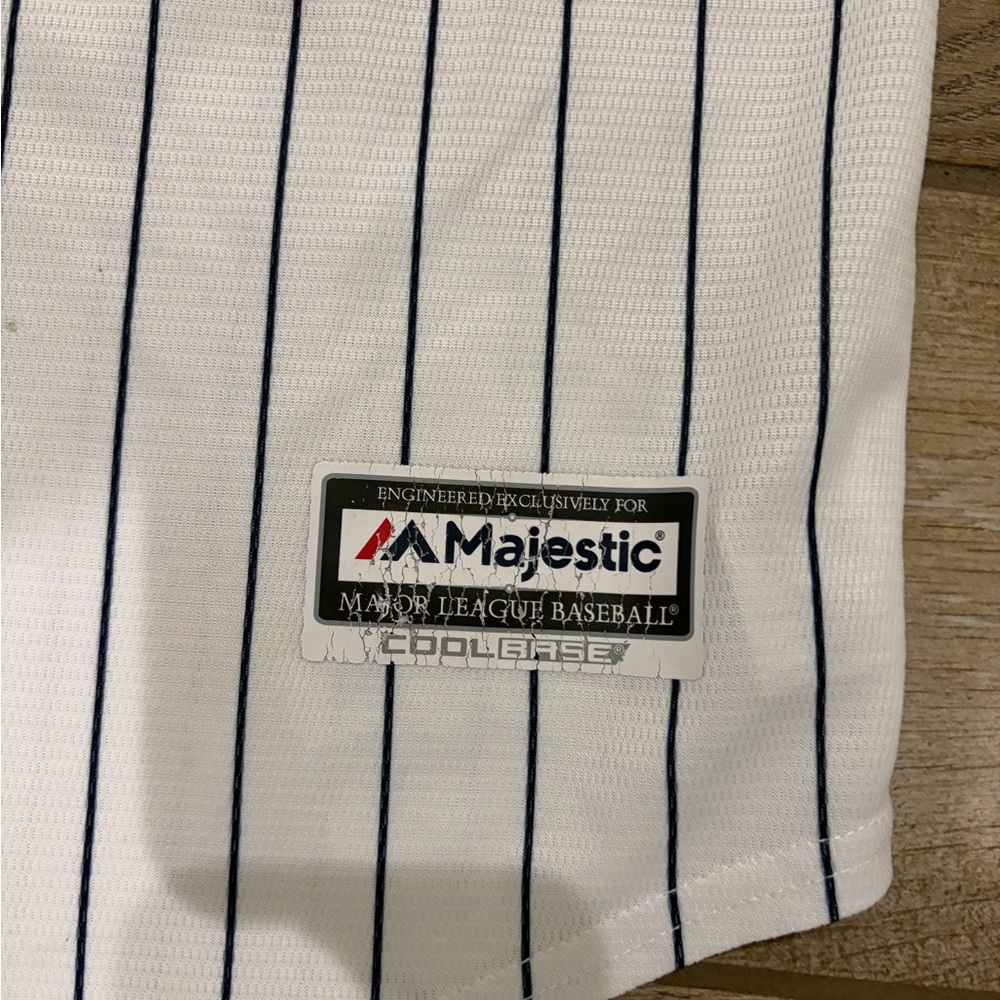Majestic Pinstripe New York Yankees Judge Baseball Jersey 99 youth 10/12 Medium - Picture 3 of 5